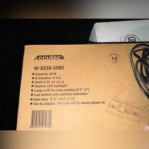 Black Digital Shipping Scale